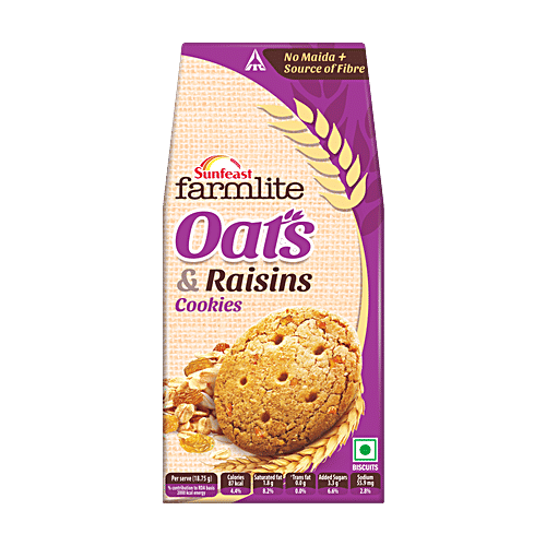 Sunfeast Farmlite Active Oats Biscuits With Raisins 150 g