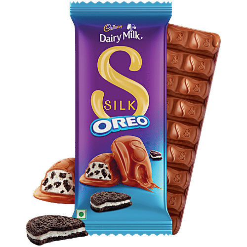 Cadbury Dairy Milk Silk Oreo Chocolate Bar 124 g
