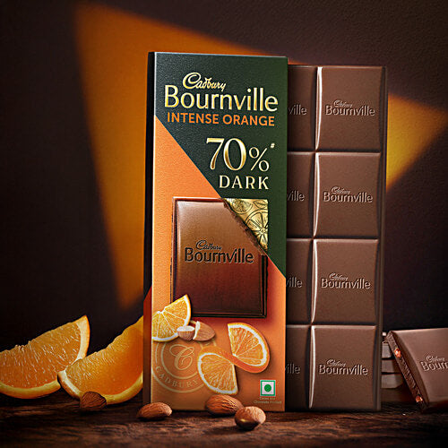 Cadbury Bournville Intense Orange 70% Dark Chocolate 75 g