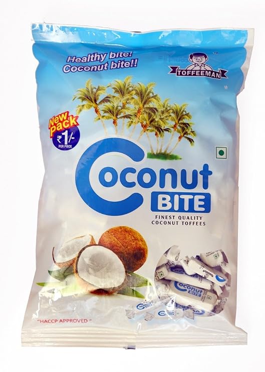 Toffeman Coconut Bite Party Pack Toffees 150 g
