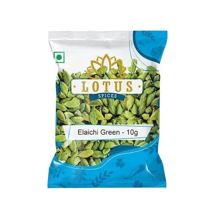 Lotus Spices GreenCardamom/Elaichi 10g