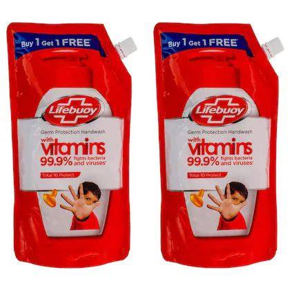 Lifebuoy Total 10+ Activ Silver+ Handwash 675 ml (B1G1)