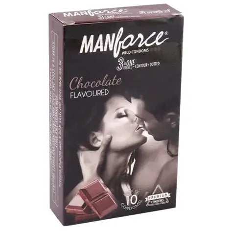 Manforce Chocolate Flavoured Condoms 10 pcs