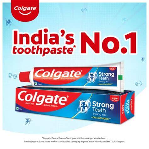 Colgate Strong Teeth Dental Cream Toothpaste 100 g