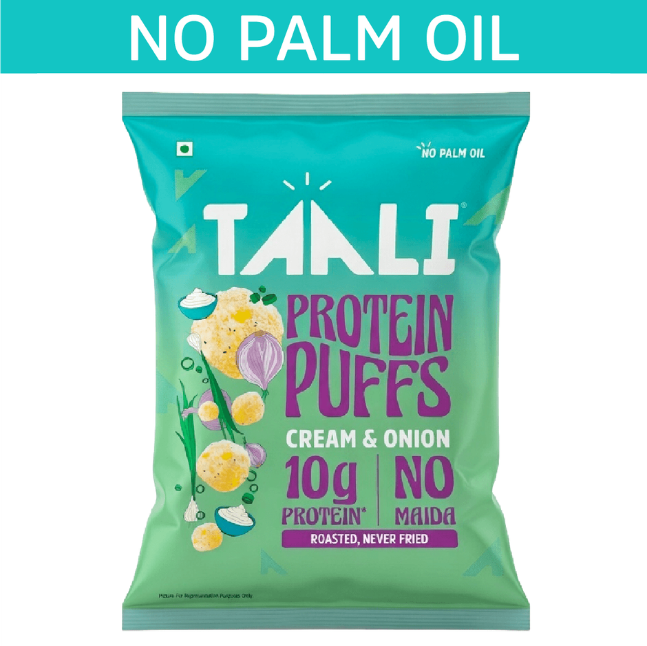 Taali Cream & Onion Protein Puffs 60 g