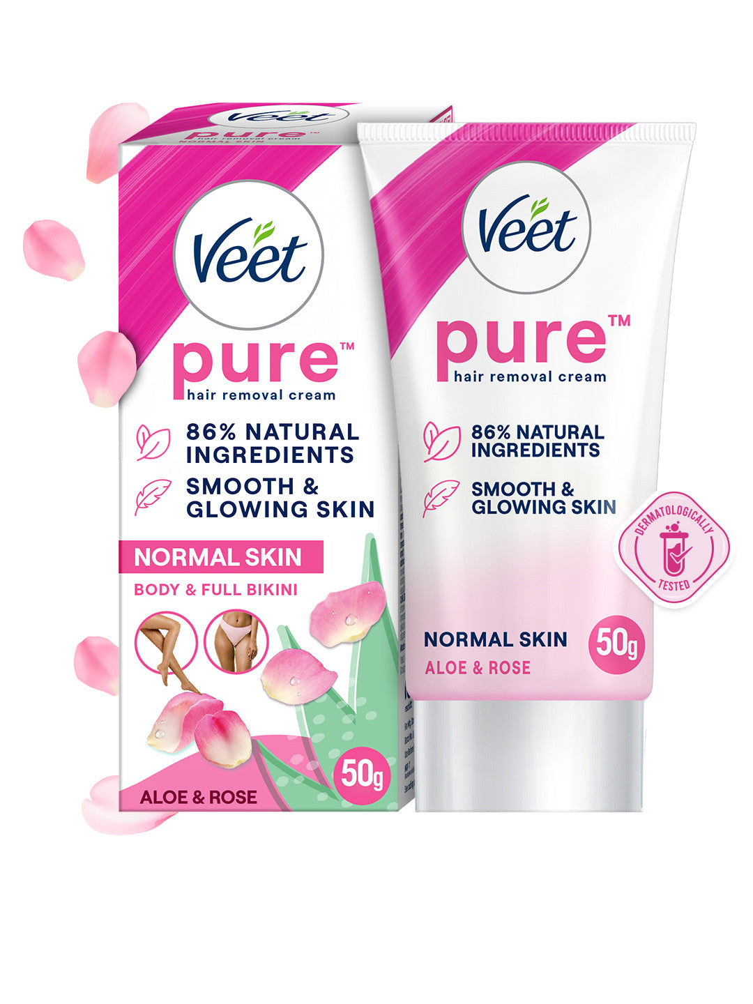Veet Pure Hair Removal Cream for Women For Normal Skin 50 g