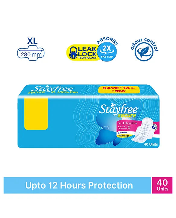 Whisper Choice Ultra Sanitary Napkin with Wings (XL) 40 pads