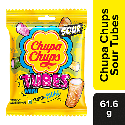 Chupa Chups Mini Sour Tubes 66 g