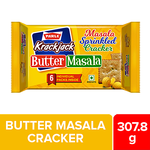 Parle Krackjack Butter Masala Biscuits 307.8 g