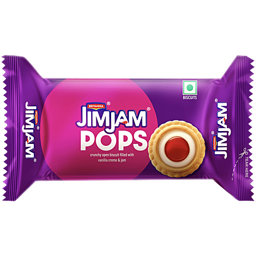 Britannia Jim Jam Pops Biscuit 70 g