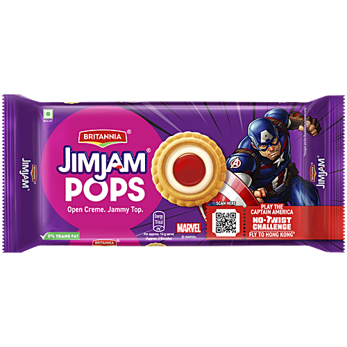 Britannia Jim Jam Pops Biscuit 350 g
