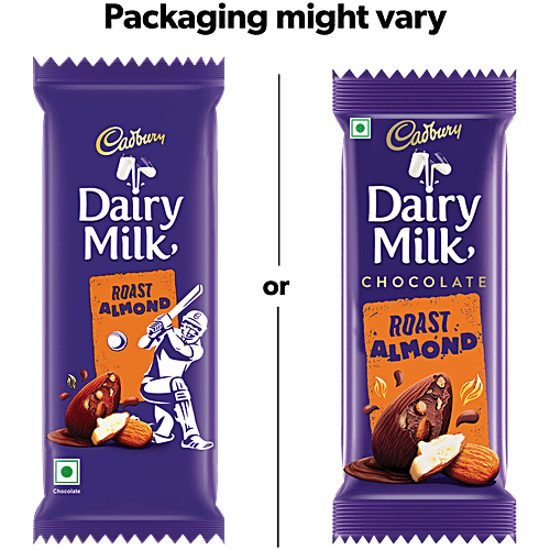 Cadbury Dairy Milk Roast Almond Chocolate Bar 75 g
