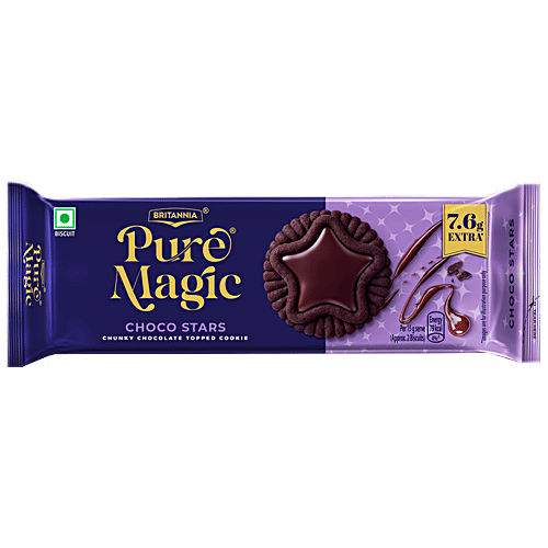 Britannia Pure Magic Choco Stars Chunky Topped Cookie 68.9 g