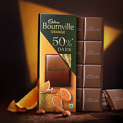 Cadbury Bournville Orange 50% Dark Chocolate Bar 75 g