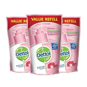 Dettol Skincare Liquid Handwash Refill 175ml (Pack of 3)