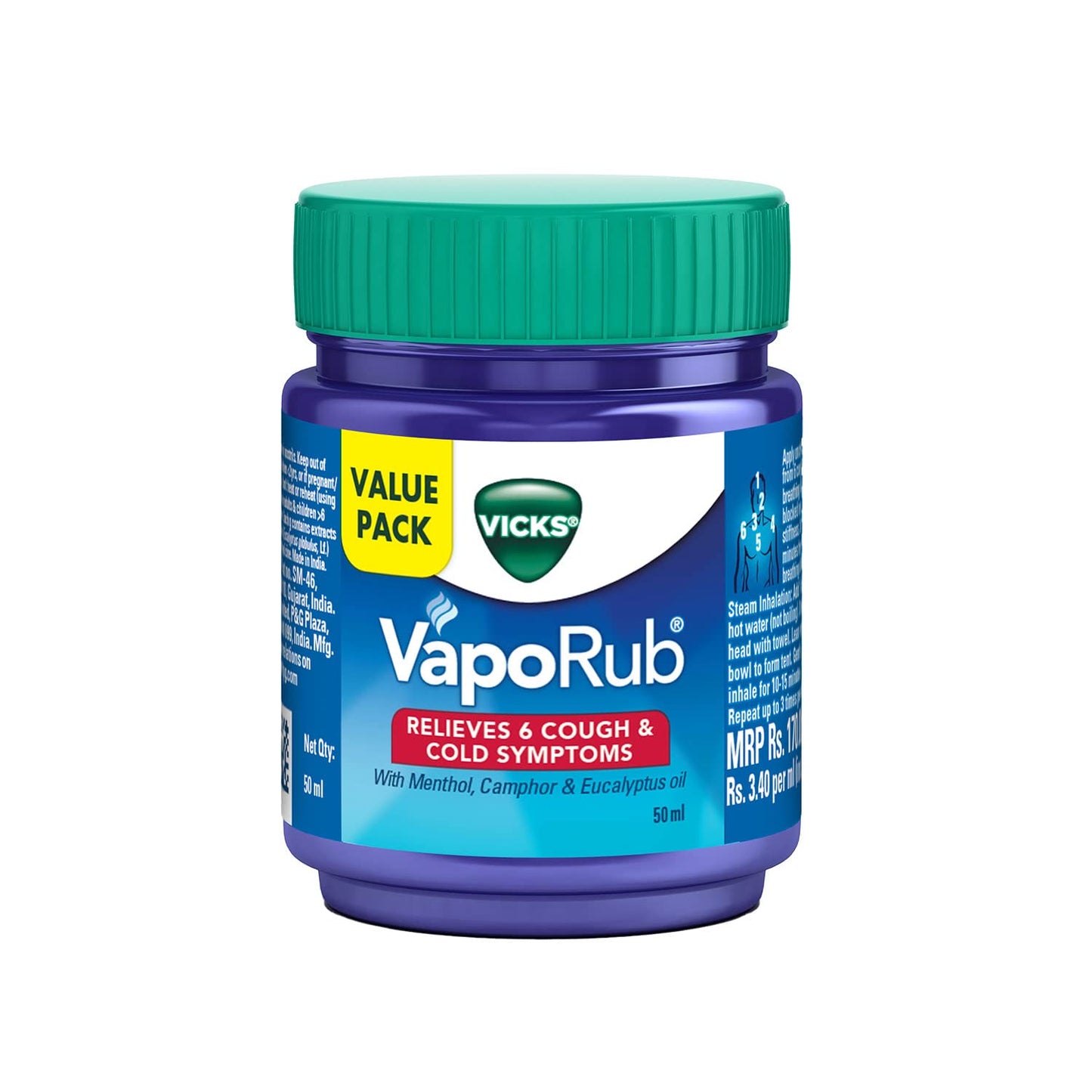 Vicks Vaporub Cold Relief Balm 50 ml
