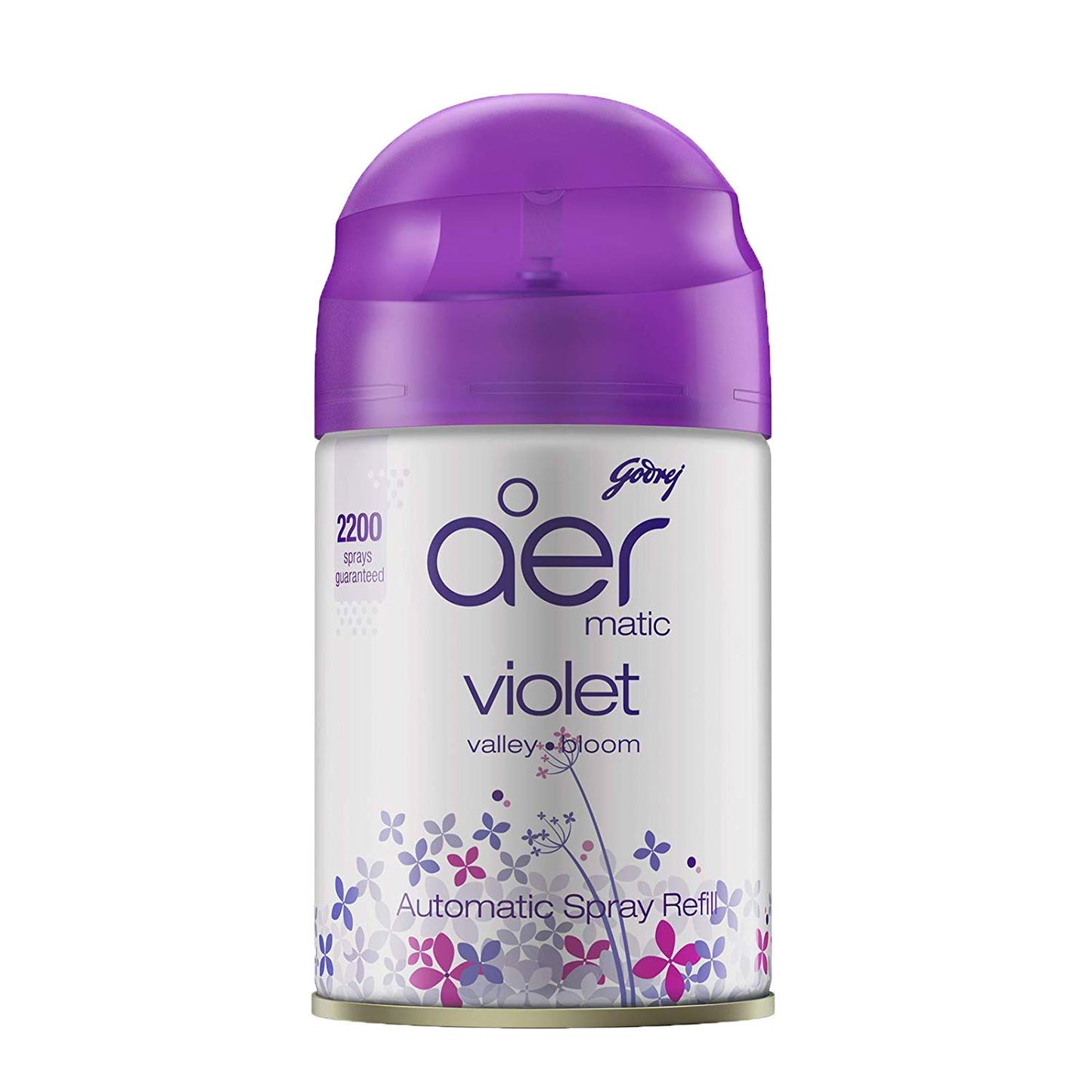 Godrej Aer Matic Violet Valley Bloom Automatic Air Freshener Spray Refill 210 ml
