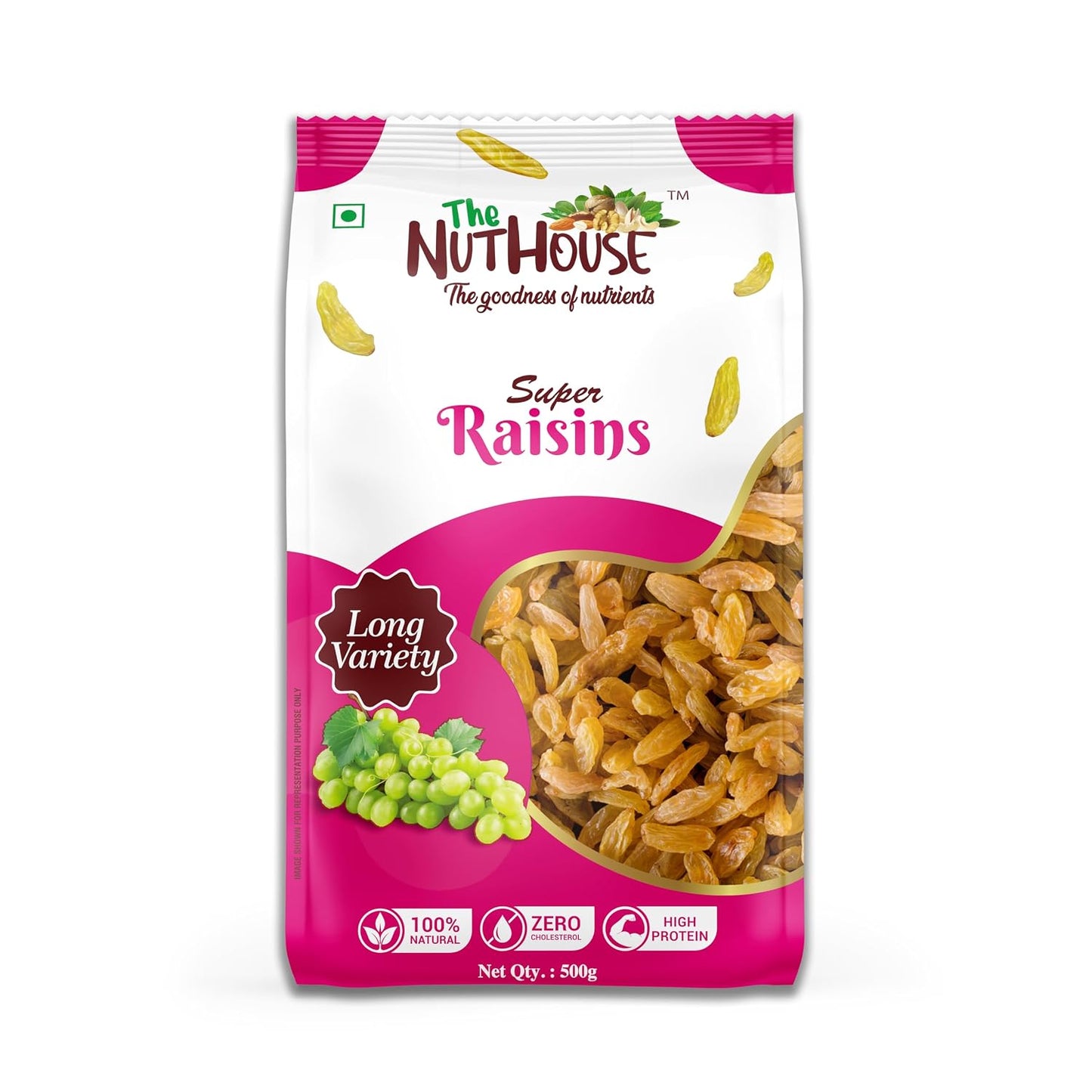 The Nut House Super Quality Raisins 500g
