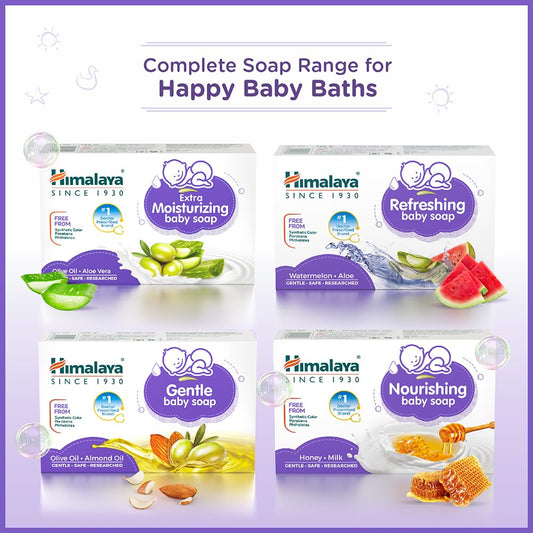 Himalaya Gentle Baby Soap 75 g (Pack of 4)