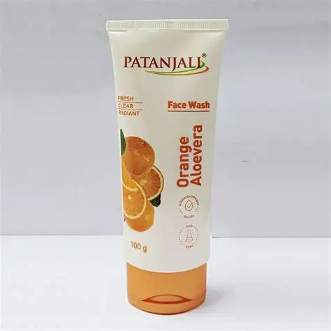 Patanjali Orange Aloevera Facewash 100g