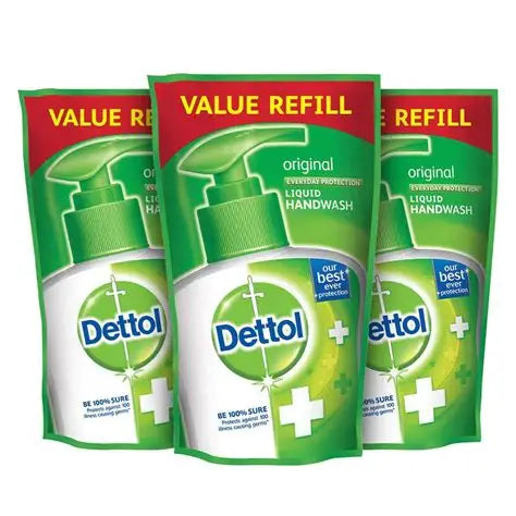 Dettol Original Liquid Handwash Refill 175 ml (Pack of 3)