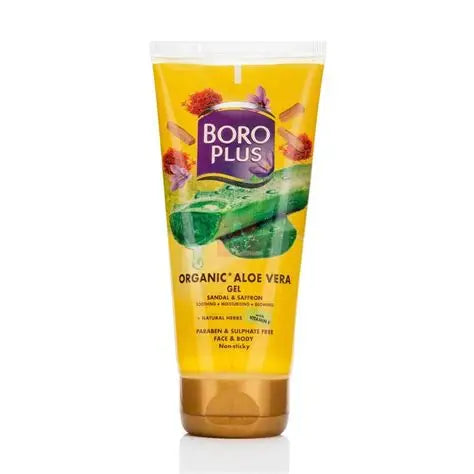 BoroPlus Organic Aloe Vera Gel With Haldi Chandan Kesar 150 ml
