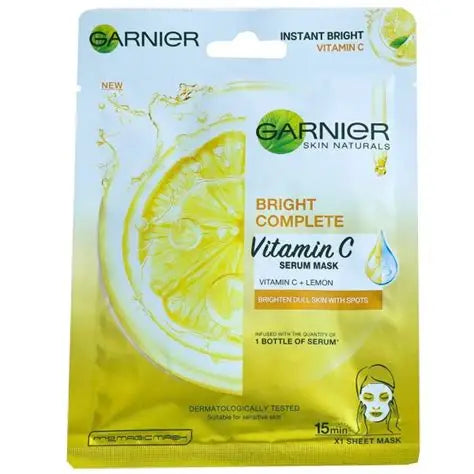 Garnier Bright Complete Vitamin C Serum Mask 28 g