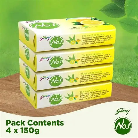 Godrej No.1 Goodness Collection 150 g (Pack of 5)
