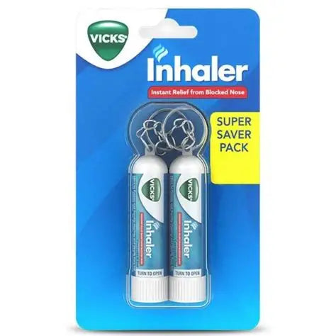 Vicks Inhaler with Keychain 0.5 ml (Pack of 2)