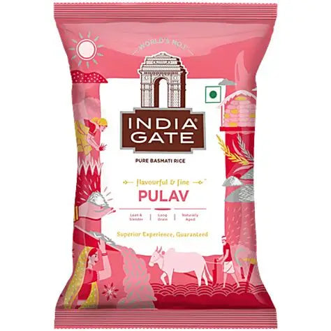 India Gate Pulav Pure Basmati Rice 1 kg