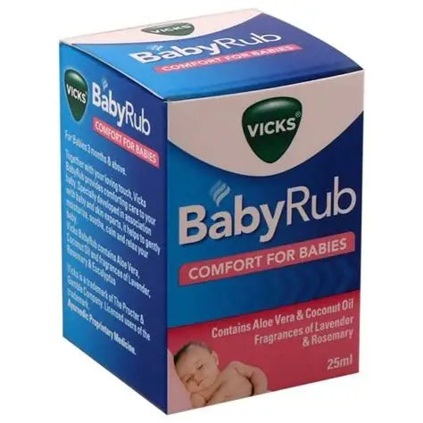 Vicks Aloe Vera and Coconut Oil Baby Rub 25 ml