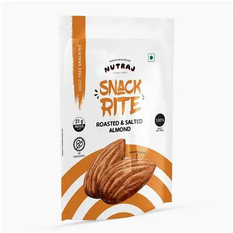 Nutraj Snackrite Roasted & Salted Almonds 150 g