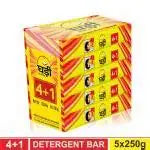 Ghadi Detergent Bar 250 g (Buy 4 get 1 free)