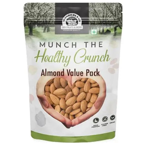 Wonderland Foods Premium Munch Healthy Crunch Almonds 500 g