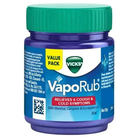 Vicks VapoRub Cough & Cold Relief Balm 25 ml