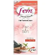 Fem Sandal Fair & Soft Hair Removal Cream for Dry Skin 40 g