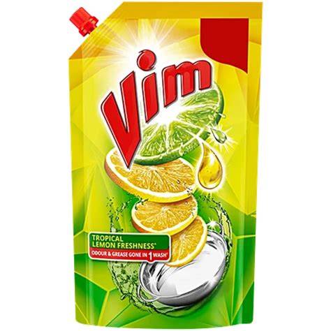 Vim Lemon Concentrated Dishwash Gel 130 ml