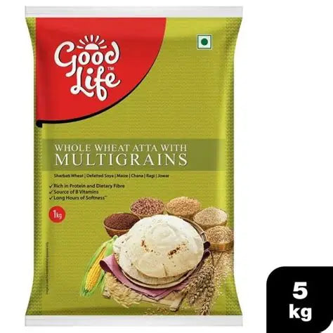 Good Life Multigrain Whole Wheat Atta 5kg