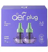 Godrej Aer Plug Violet Bloom Air Freshener + 2 Refill 20 ml