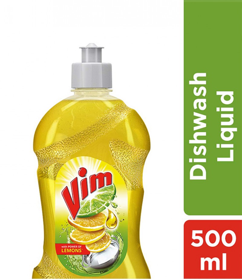 Vim Lemon Dishwash Liquid Gel 500 ml