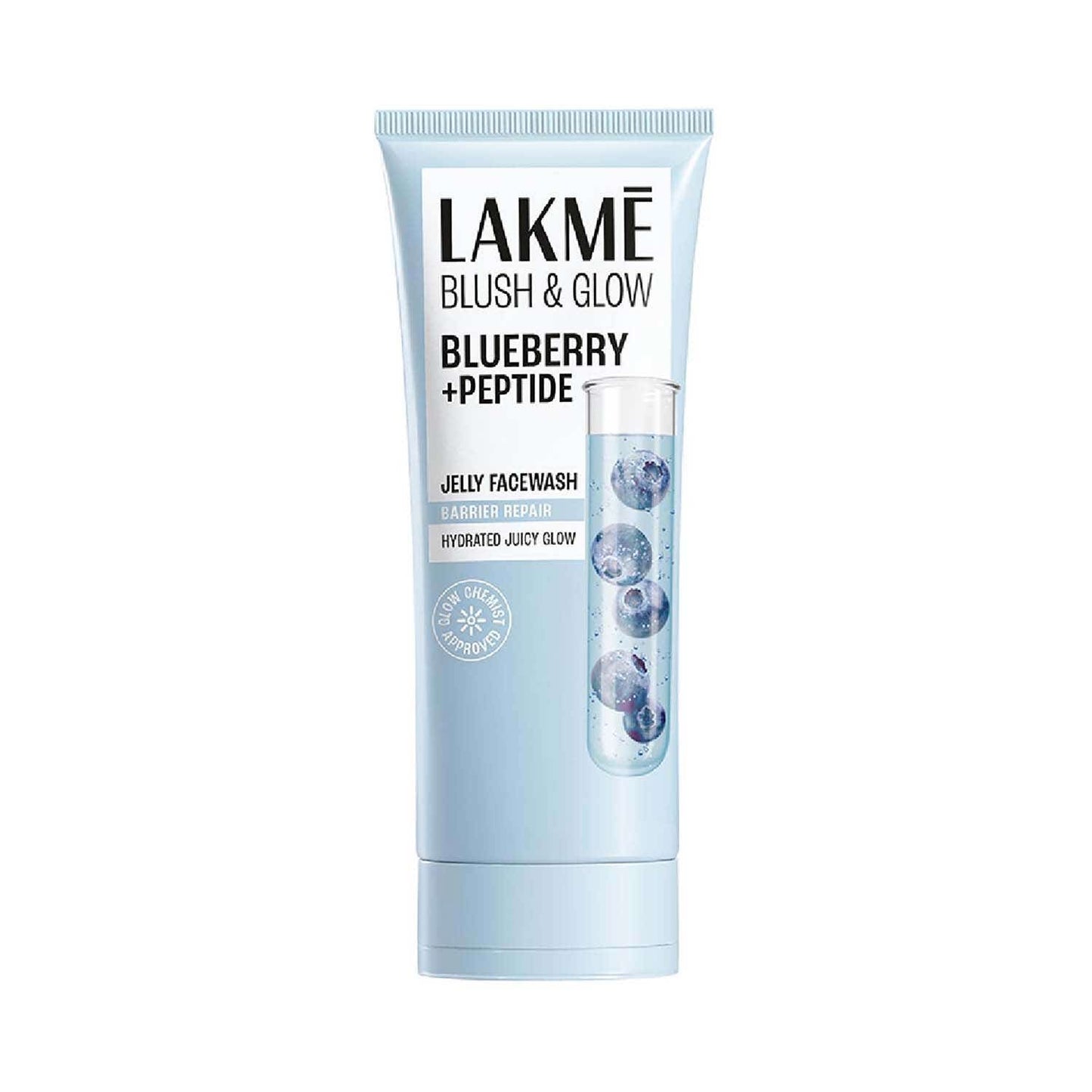 Lakme Blush & Glow Blueberry + Peptide Jelly Facewash 100 g