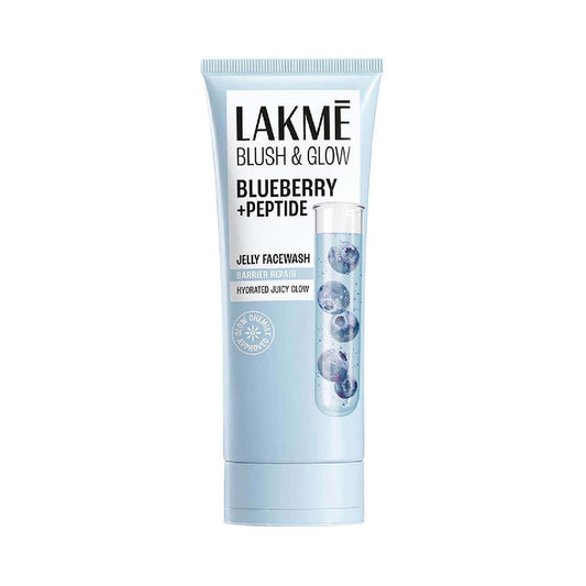 Lakme Blush & Glow Blueberry + Peptide Jelly Facewash 100 g