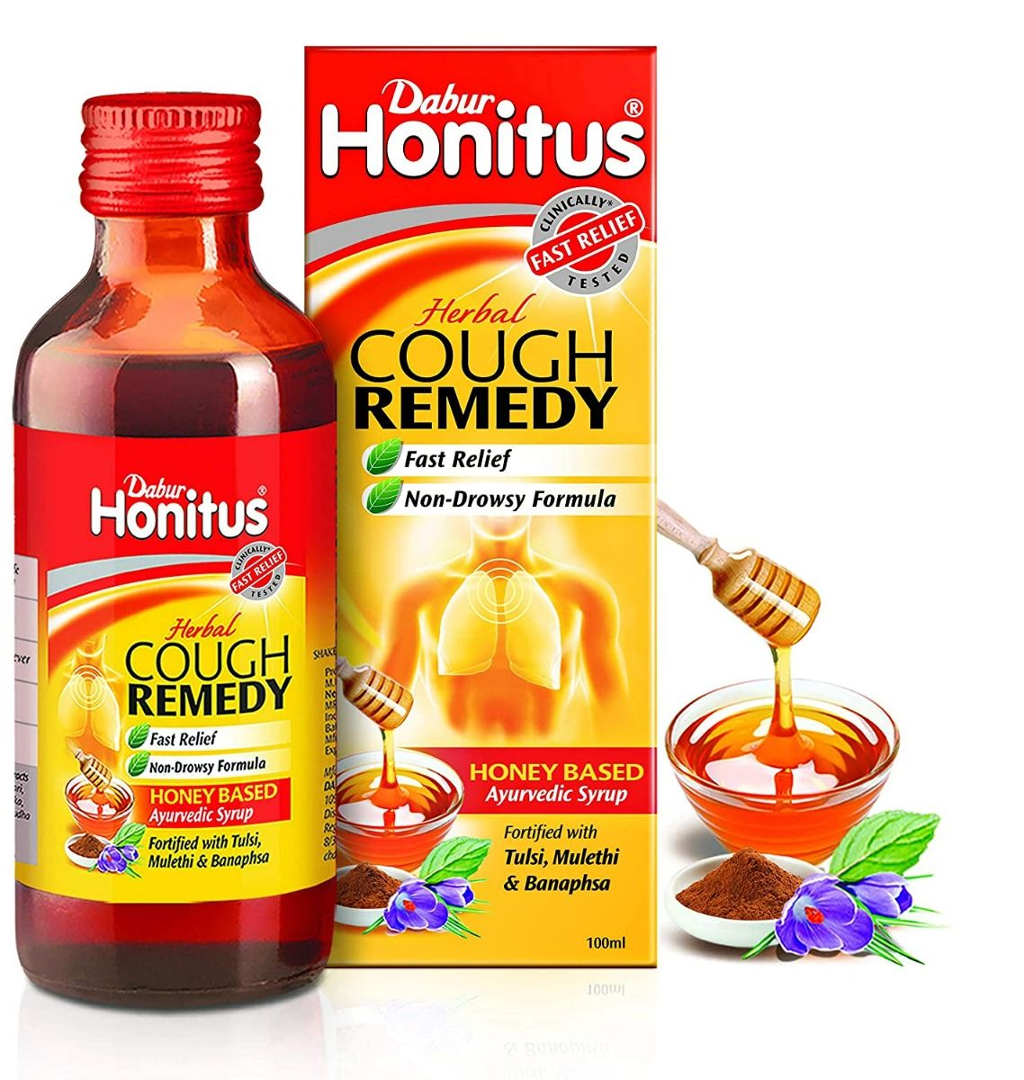 Dabur Honitus Cough Remedy Syrup 100 ml