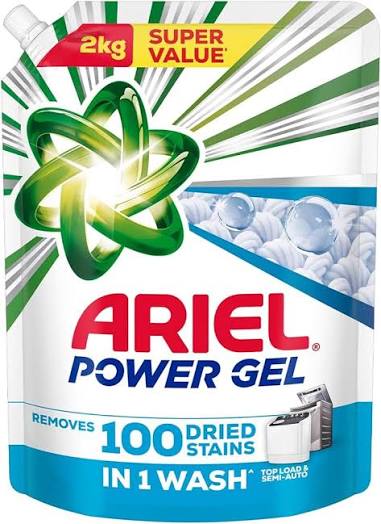 Ariel Power Gel Top Load Liquid Detergent 2 kg
