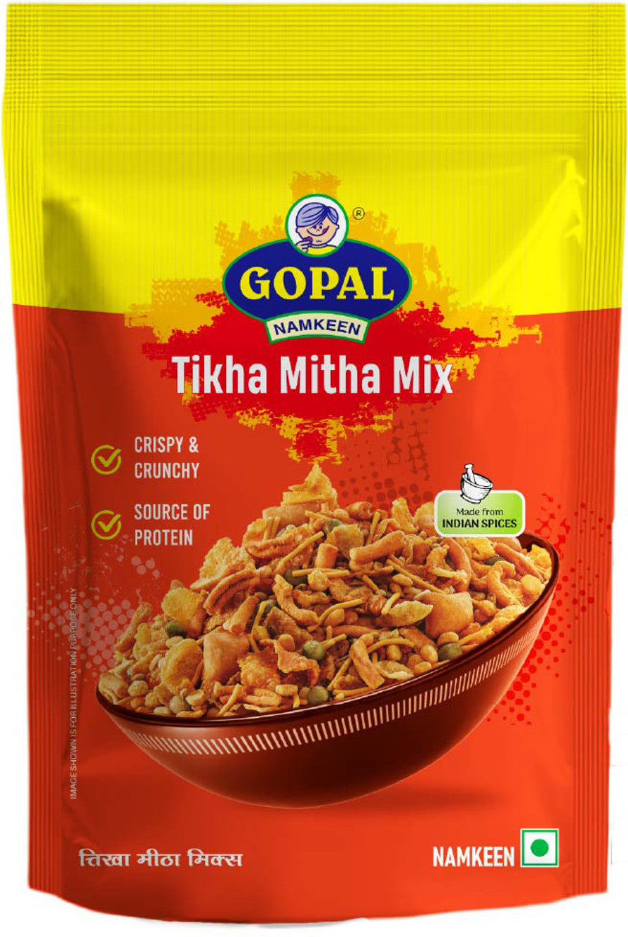 Gopal Namkeen Crispy & Crunchy Tikha Mitha Mix 500 g